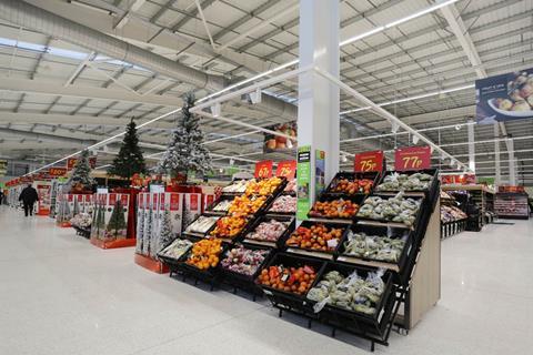 Fresh fruit at the front of the Coventry store